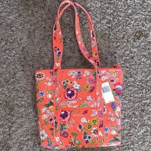 Vera Bradley Coral Floral Villager Tote